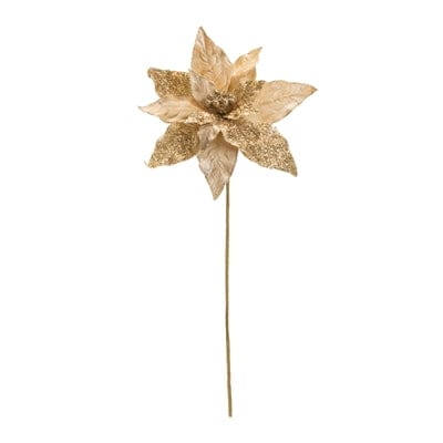 Poinsettia Stem 21”H Polyester