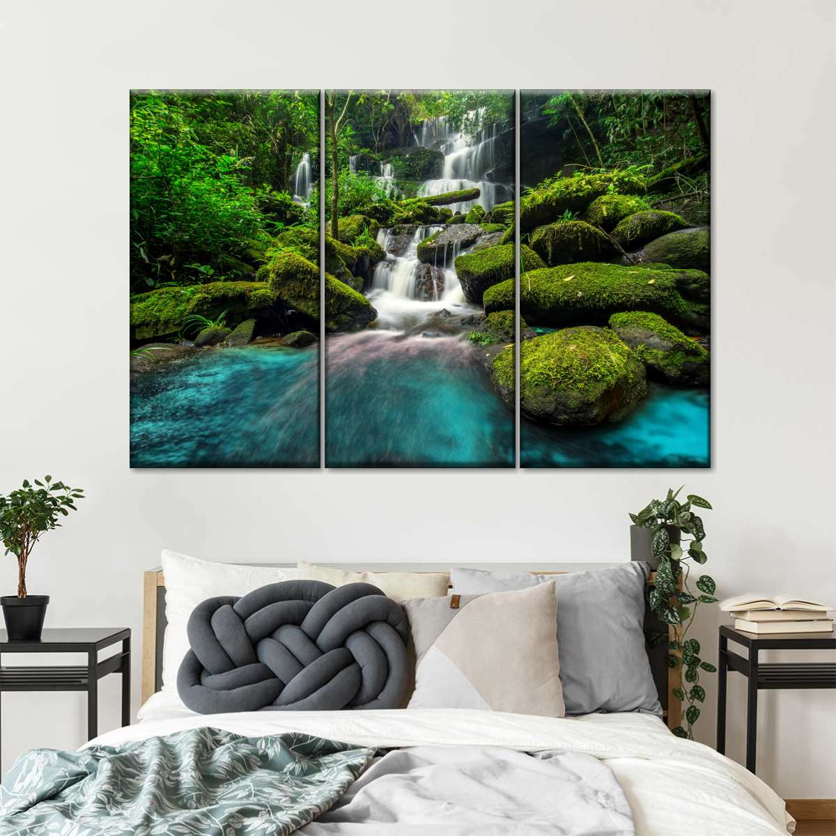 Tropical Waterfall Wall Art