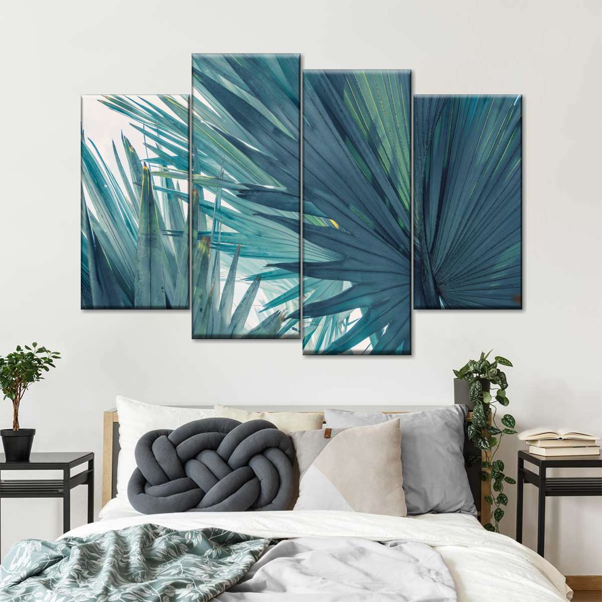 Bushy Palm Leaves Wall Art