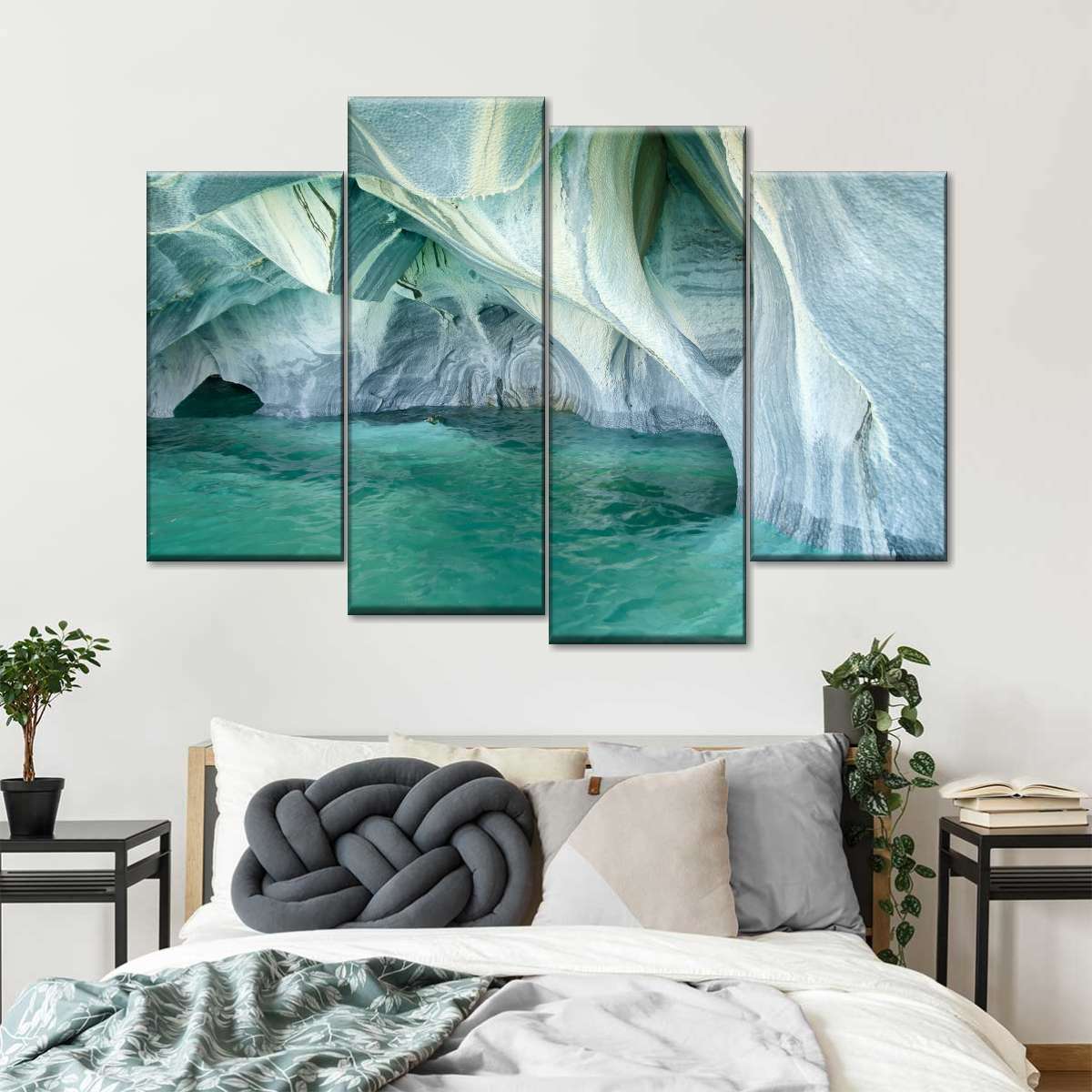 Marble Caves Carrera Lake Wall Art