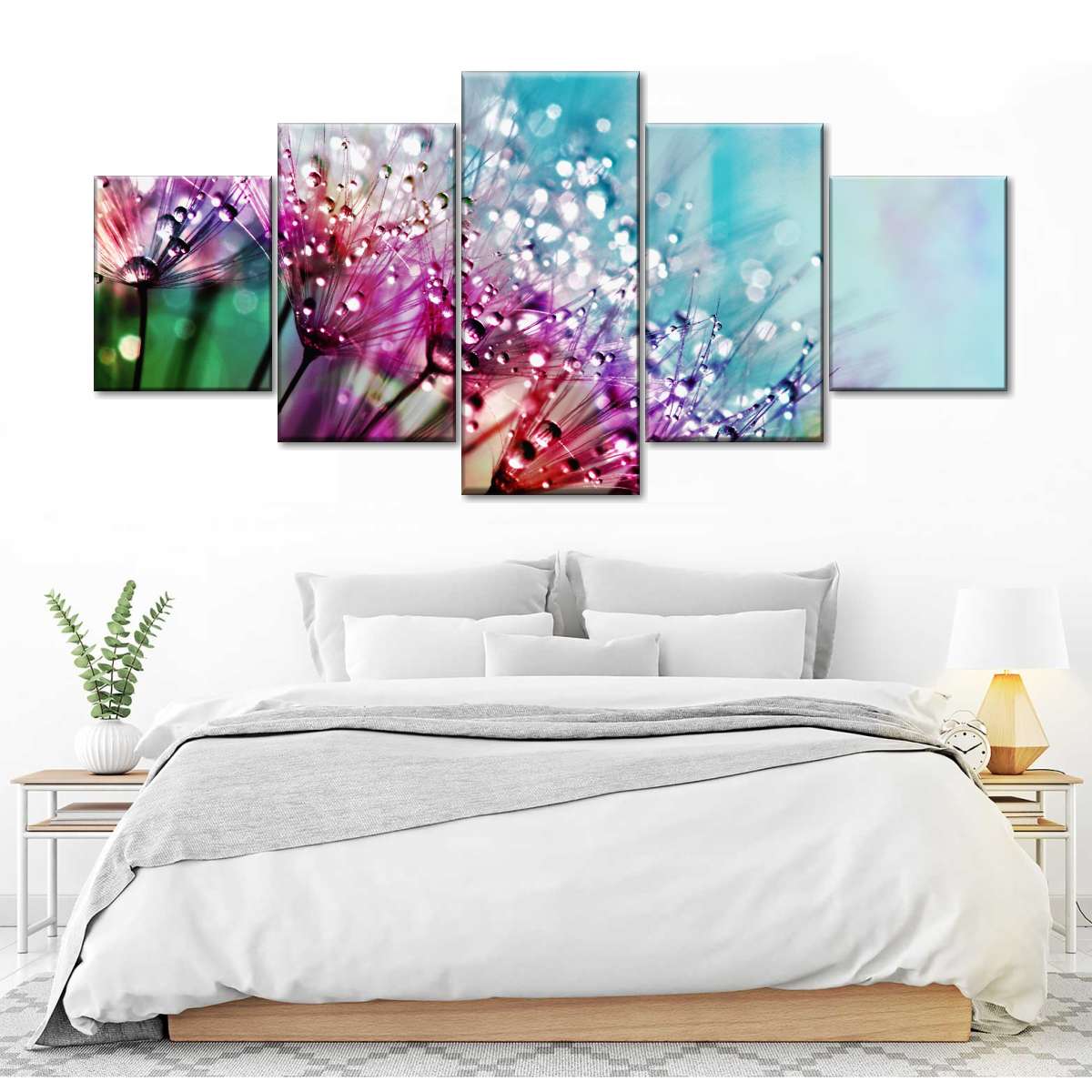 Colorful Dew Wall Art