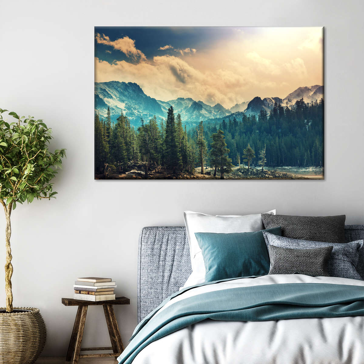 Sierra Nevada Mountainscape Wall Art