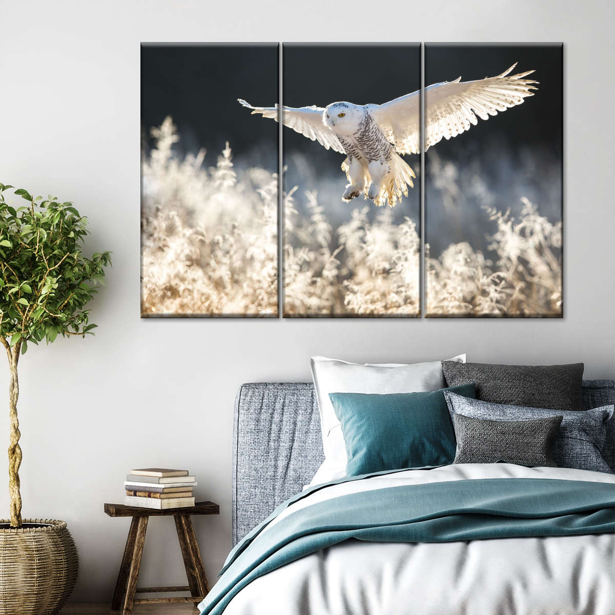 Snowy Owl Hunt Wall Art