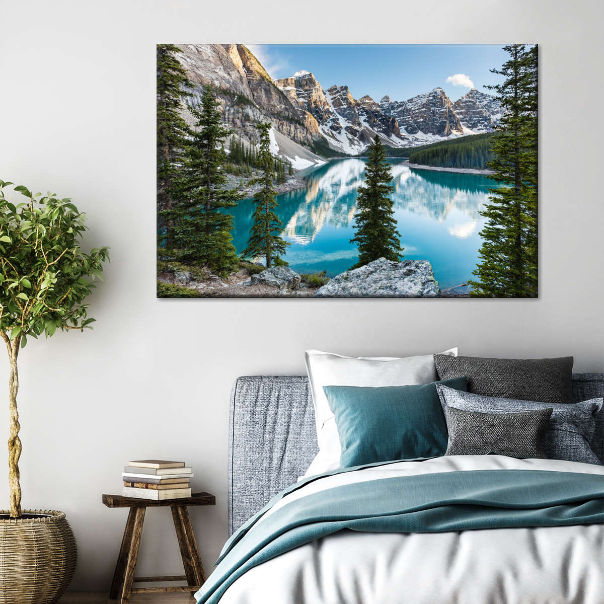 Moraine Lake Reflections Wall Art