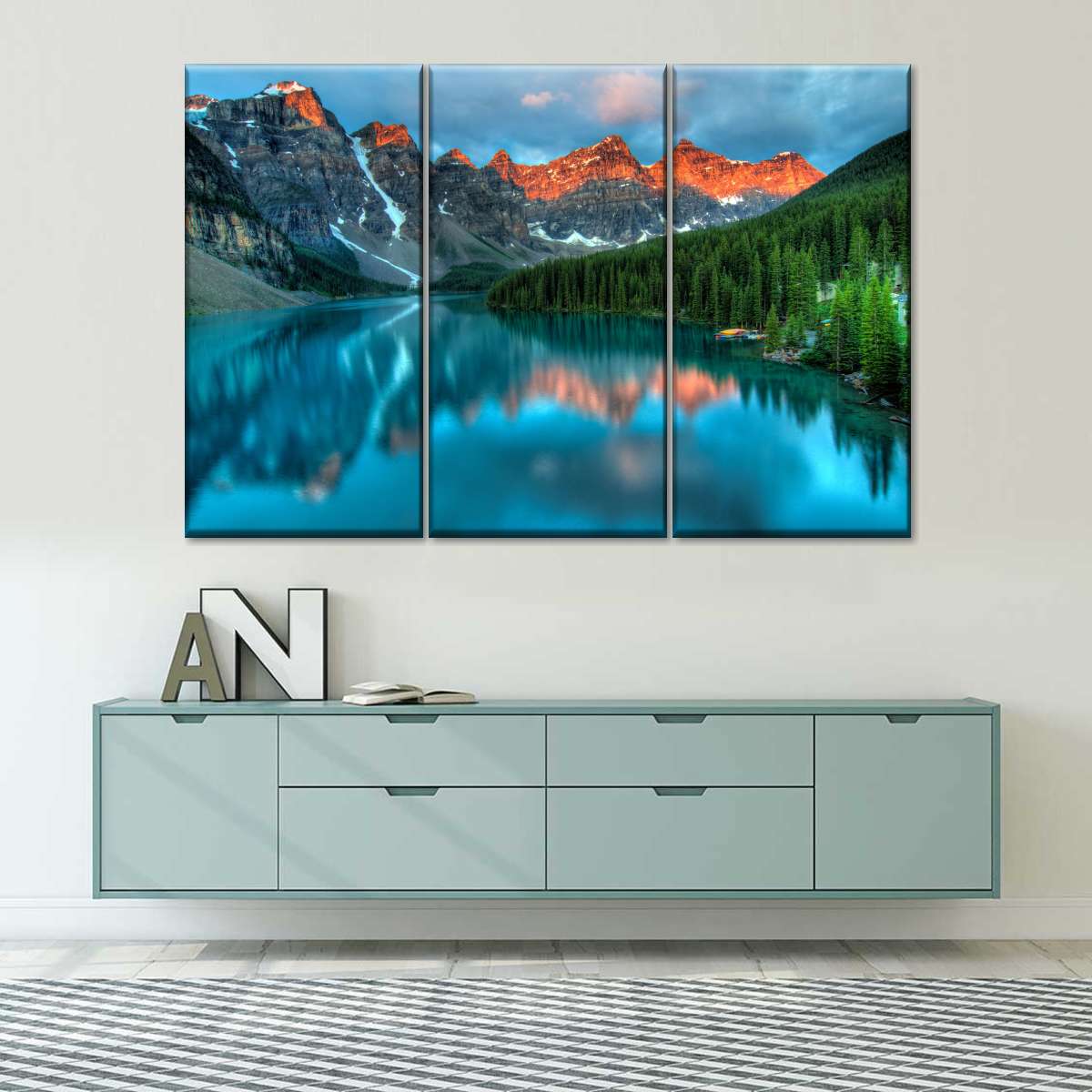 Tranquil Moraine Lake Wall Art