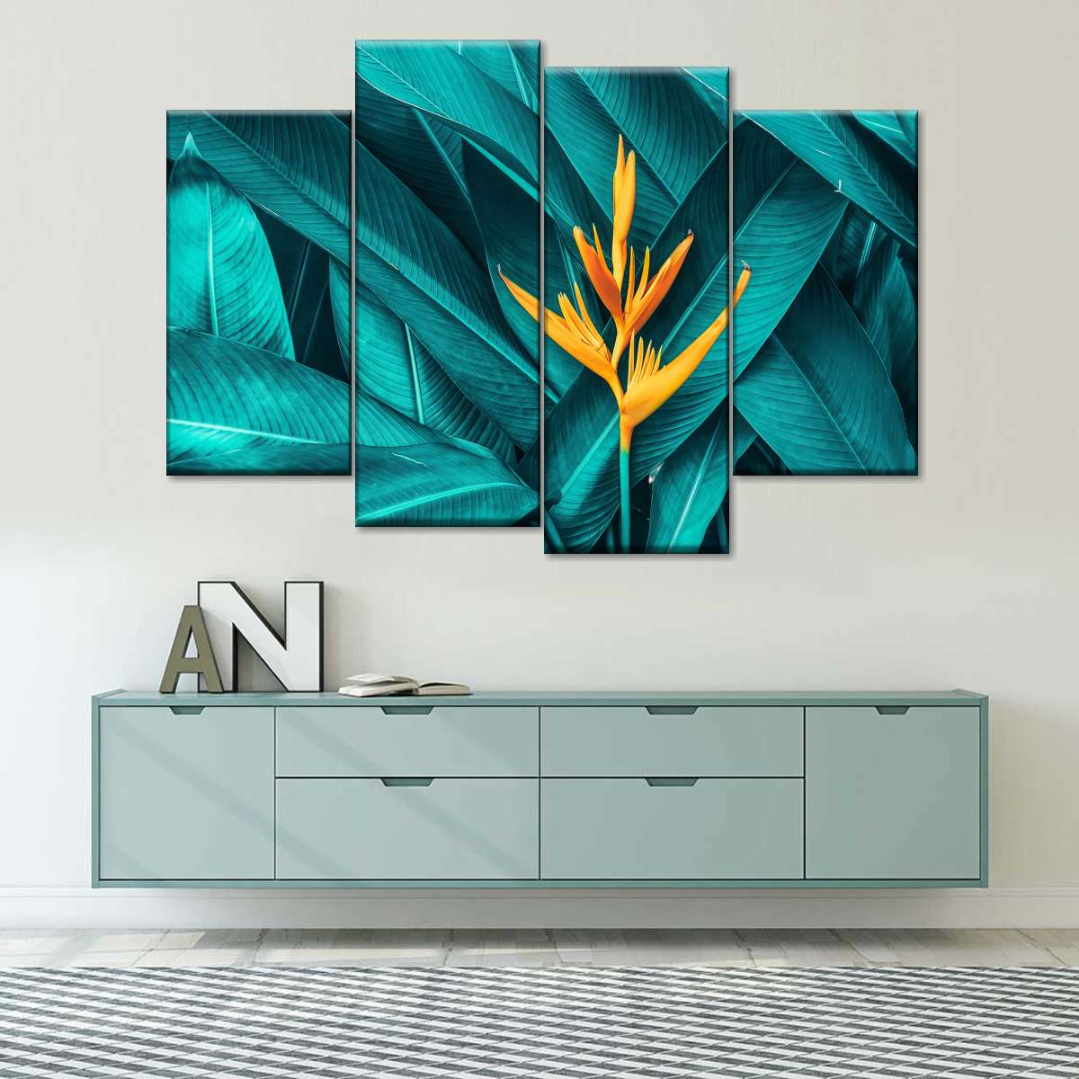 Exotic Tropical Bird Of Paradise Wall Art