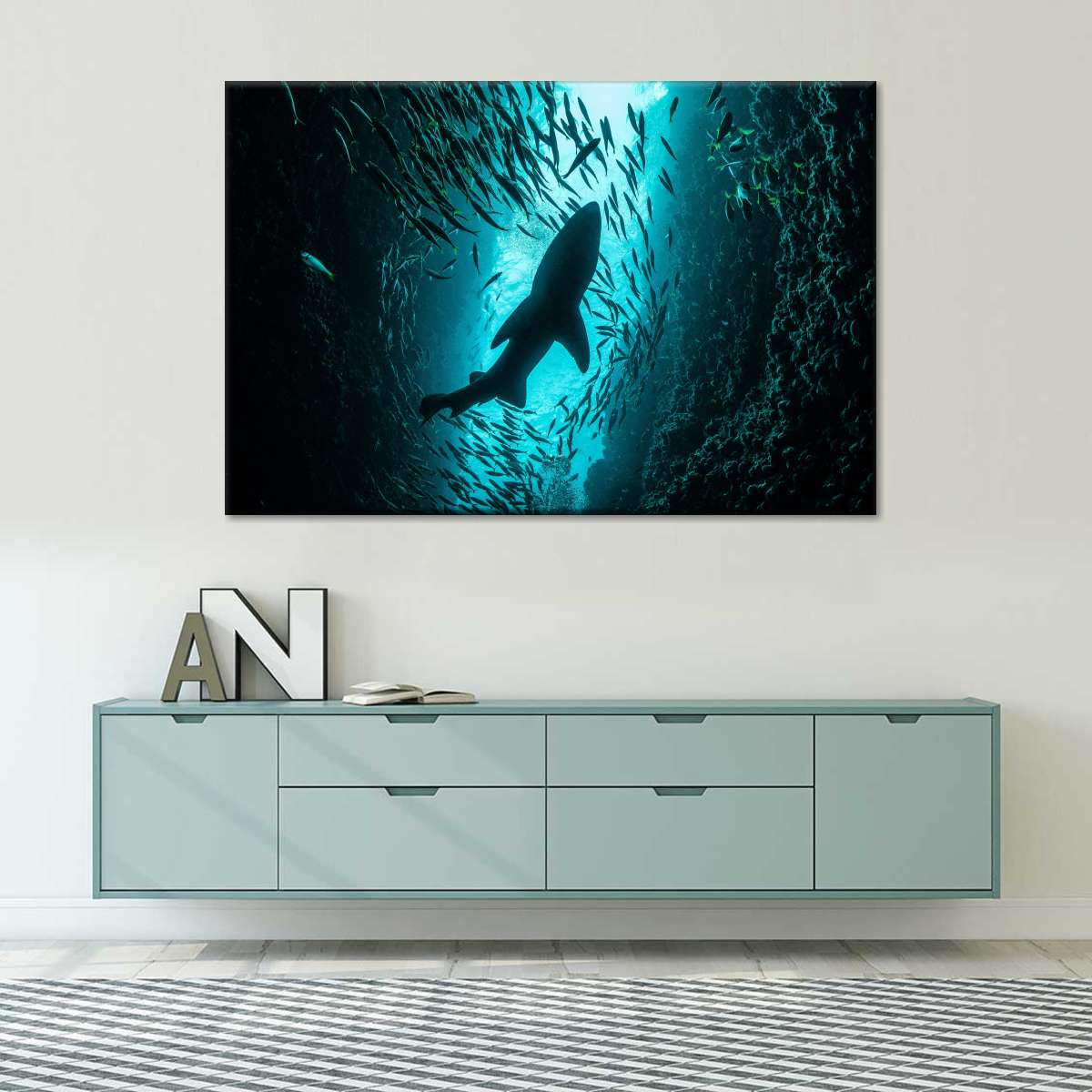 Shark Depth Wall Art