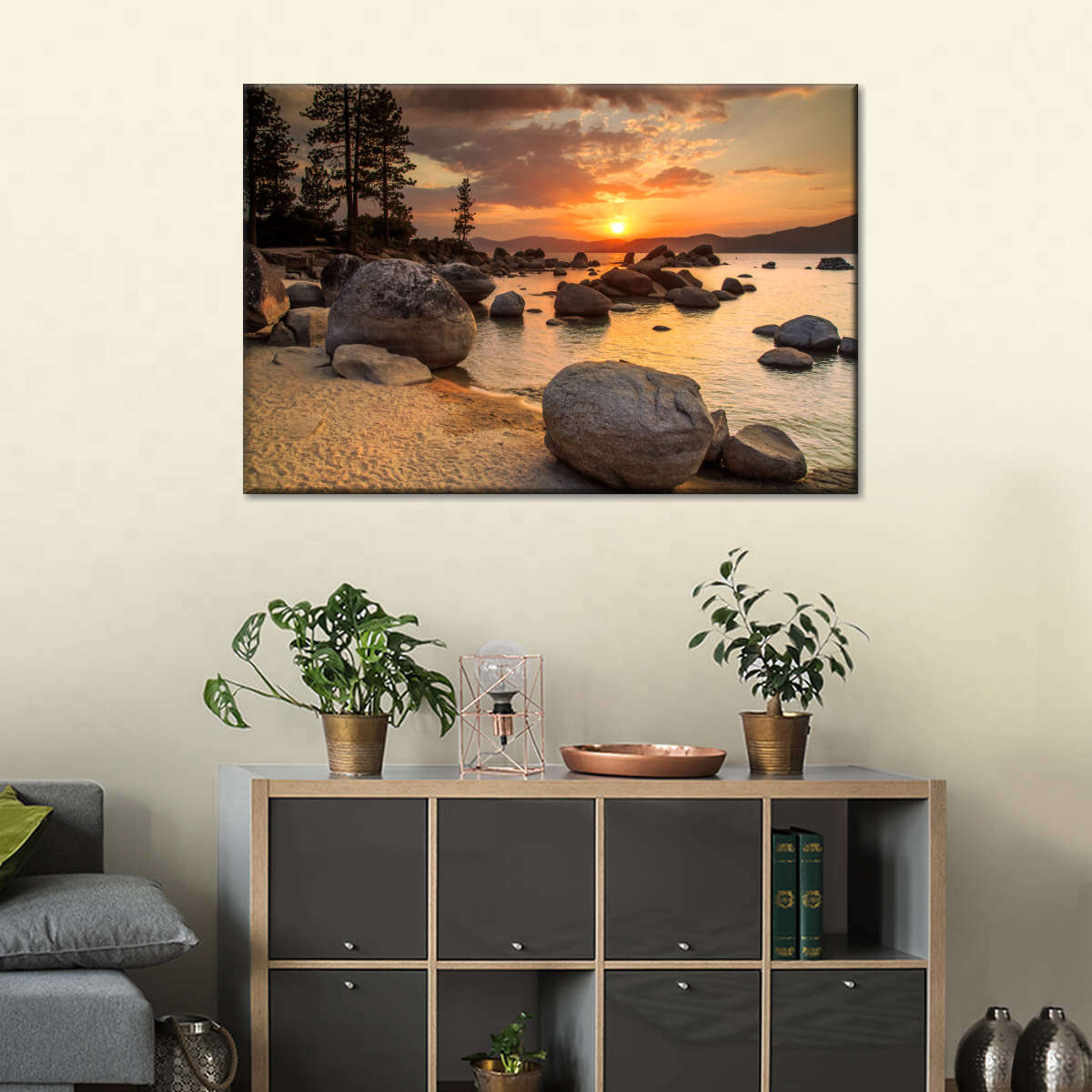 Lake Tahoe Twilight Wall Art