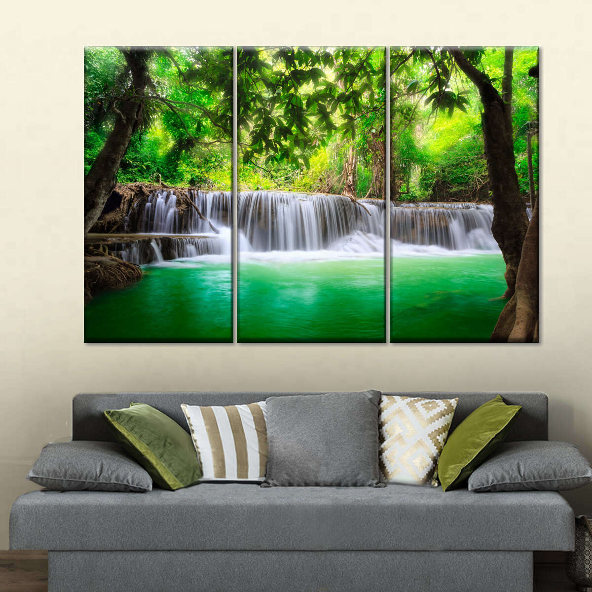 Huay Mae Khamin Waterfall Wall Art