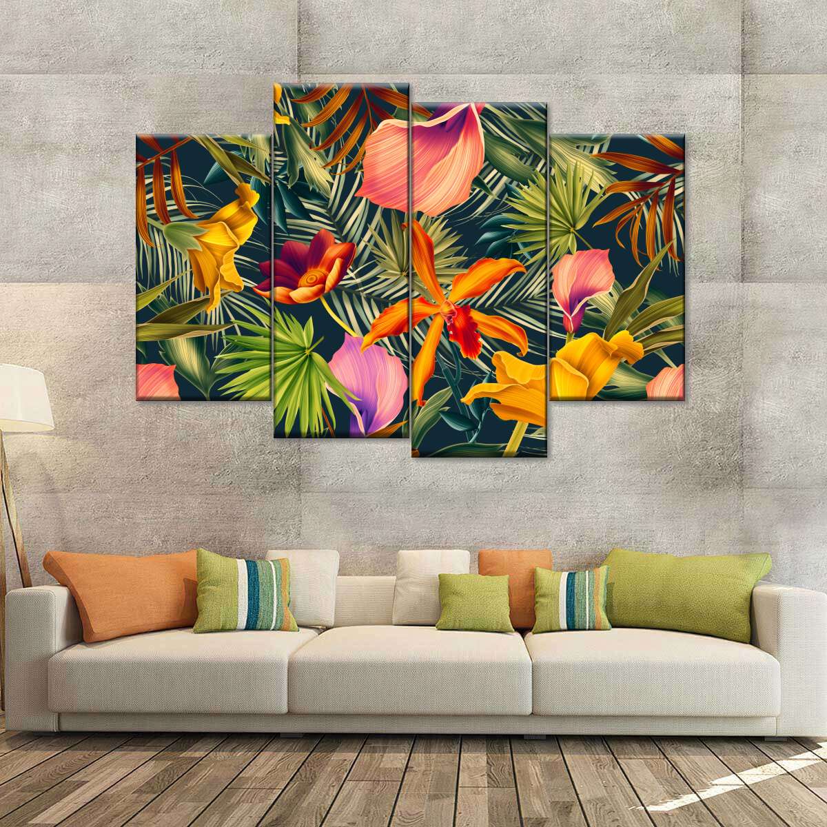 Tropical Floral Wall Art