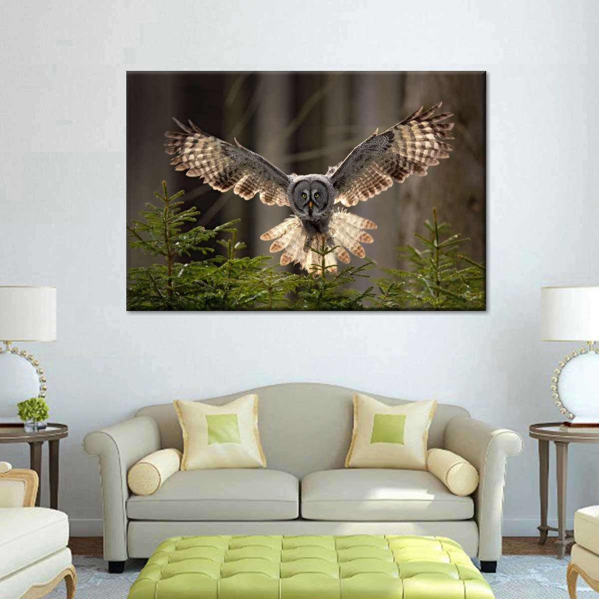 Flying Owl Wall Art