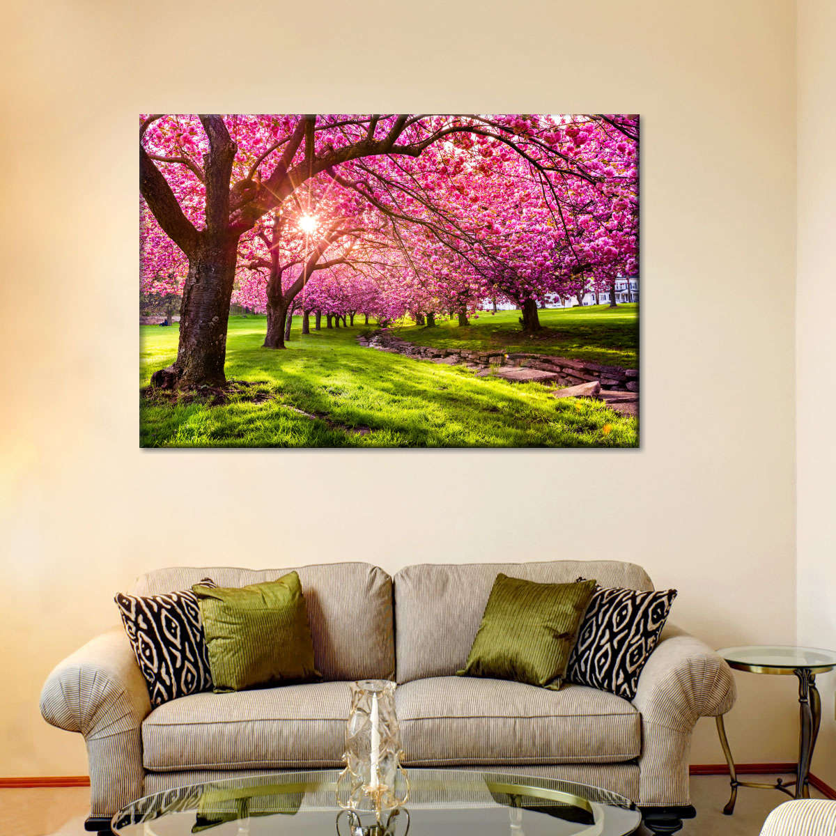 Cherry Blossom Garden Wall Art