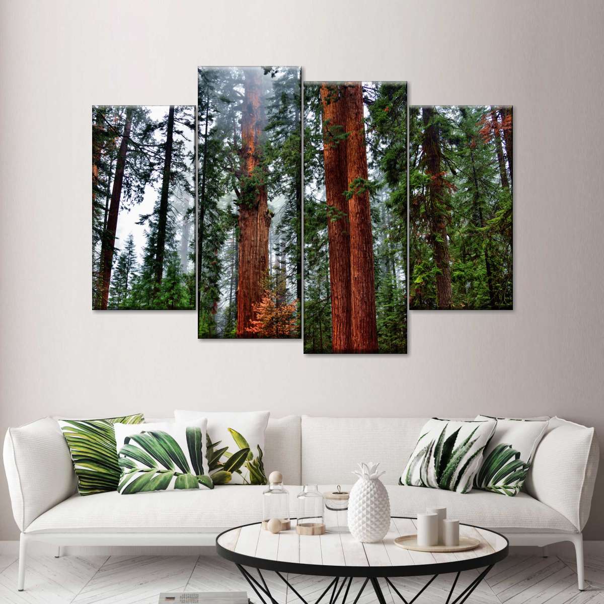 Vibrant Redwood Wall Art