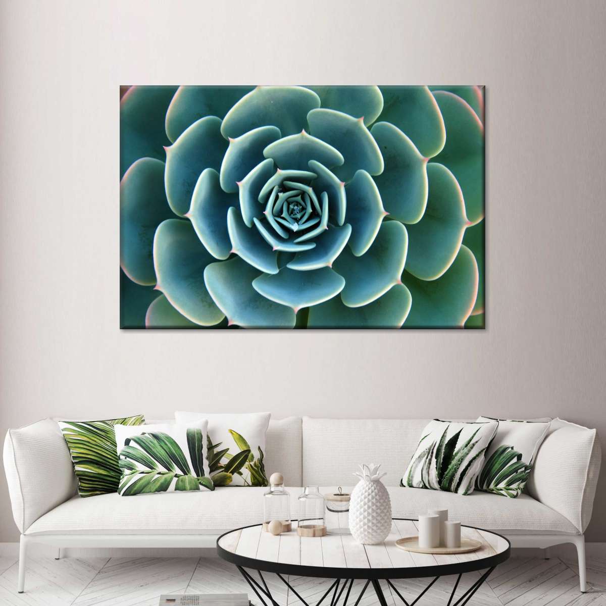 Live Succulent Wall Art