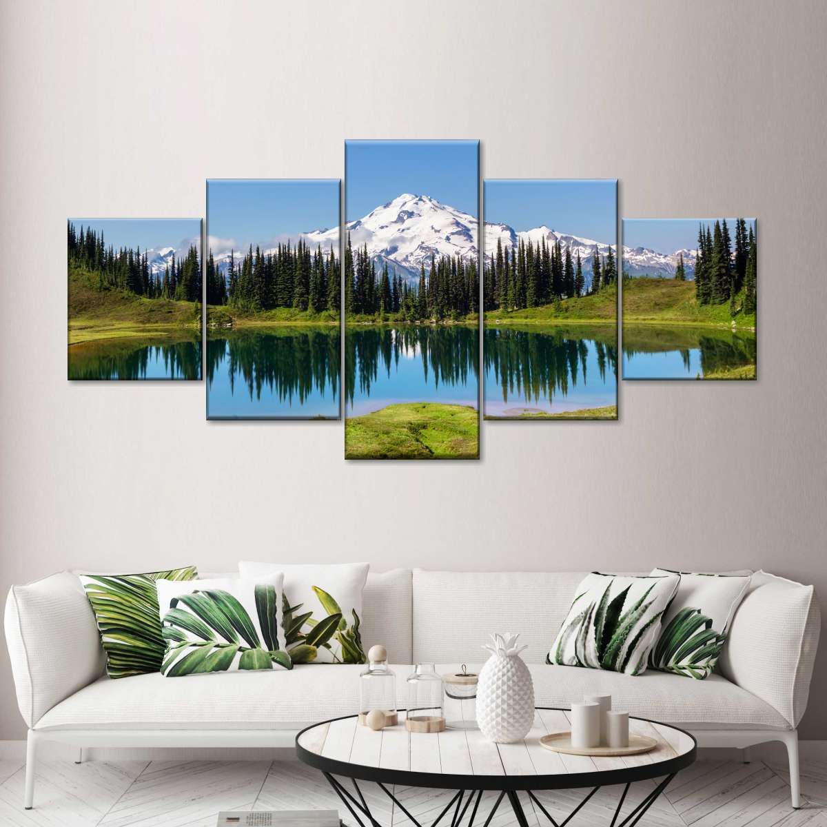 Mount Rainier Little Lagoon Wall Art