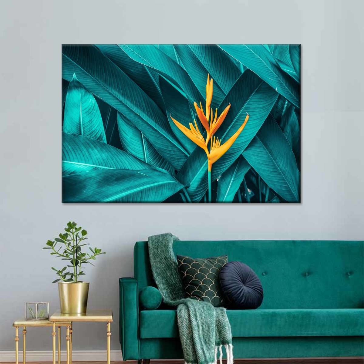 Exotic Tropical Bird Of Paradise Wall Art