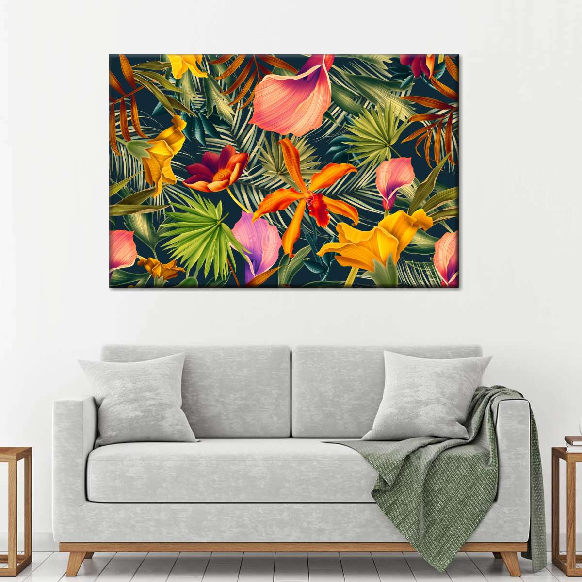 Tropical Floral Wall Art