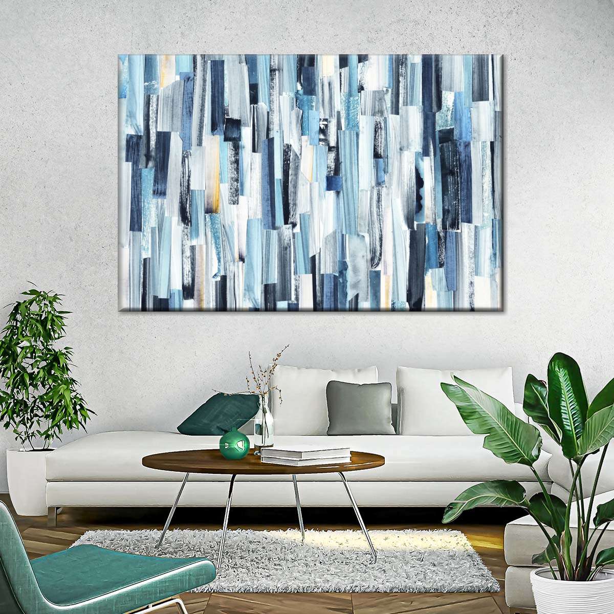 Abstract Vertical Wall Art