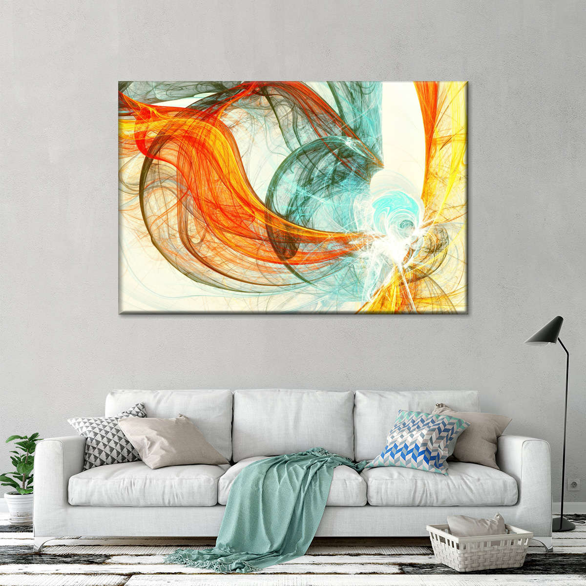 Energy Dynamic Abstract Wall Art