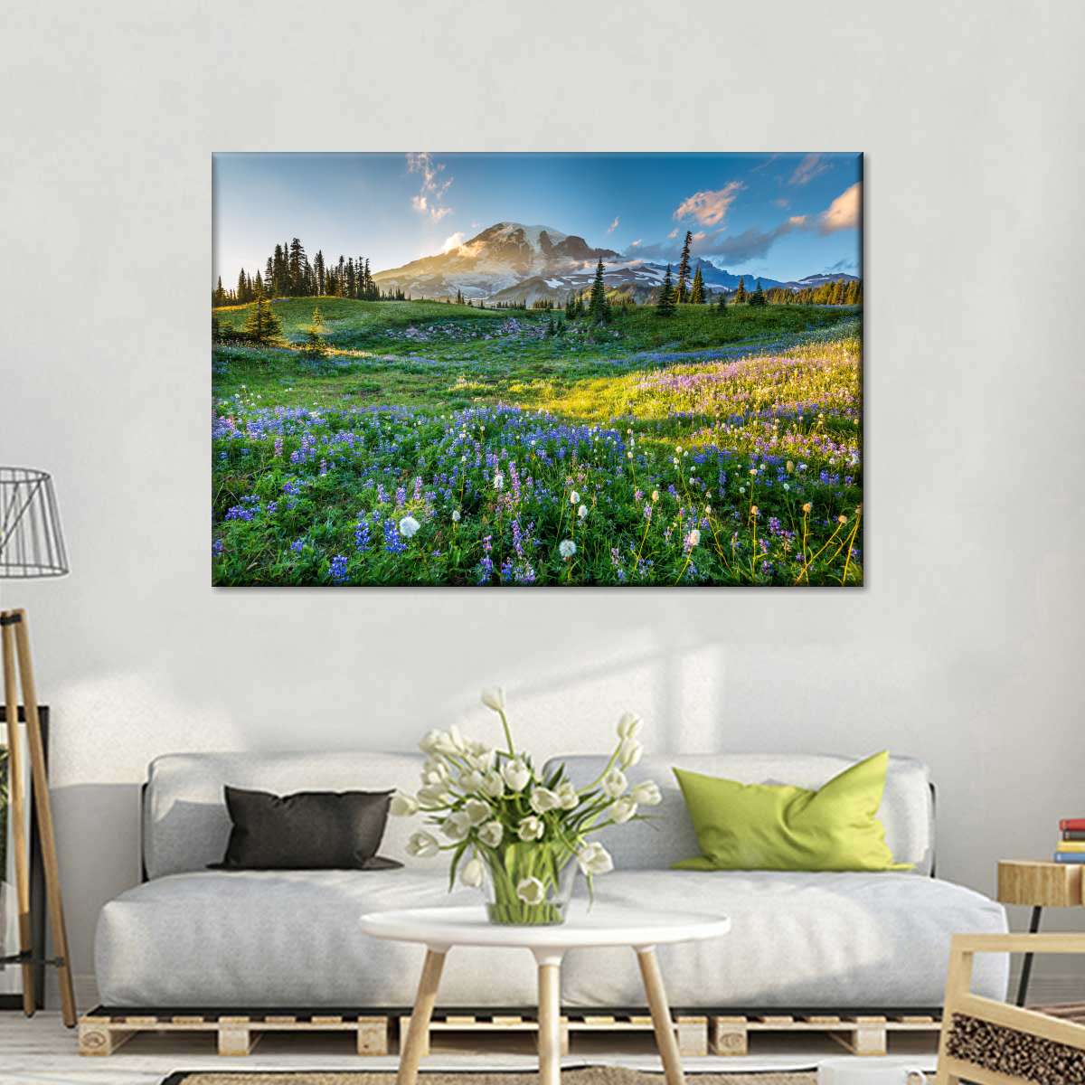 Springtime At Mount Rainier Wall Art