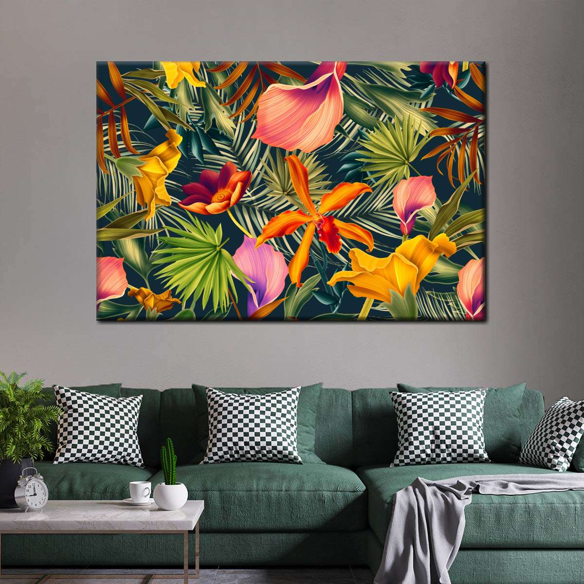 Tropical Floral Wall Art