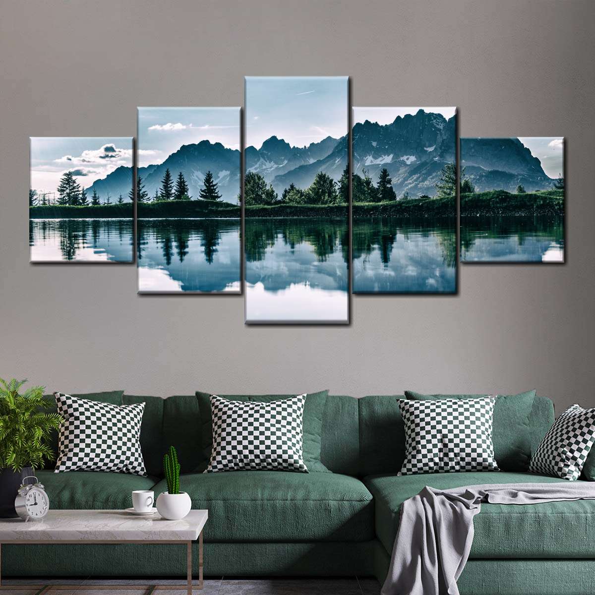 Daylight Mountain Scenery Wall Art