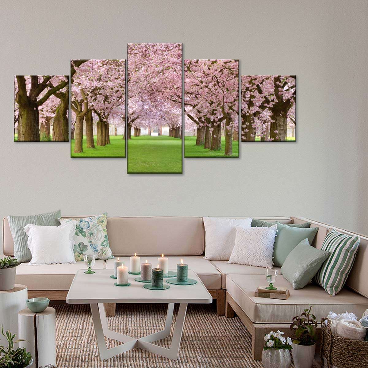 Cherry Blossom Trees Wall Art