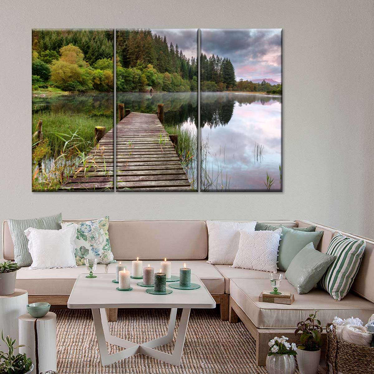 Loch Ard Boathouse Wall Art