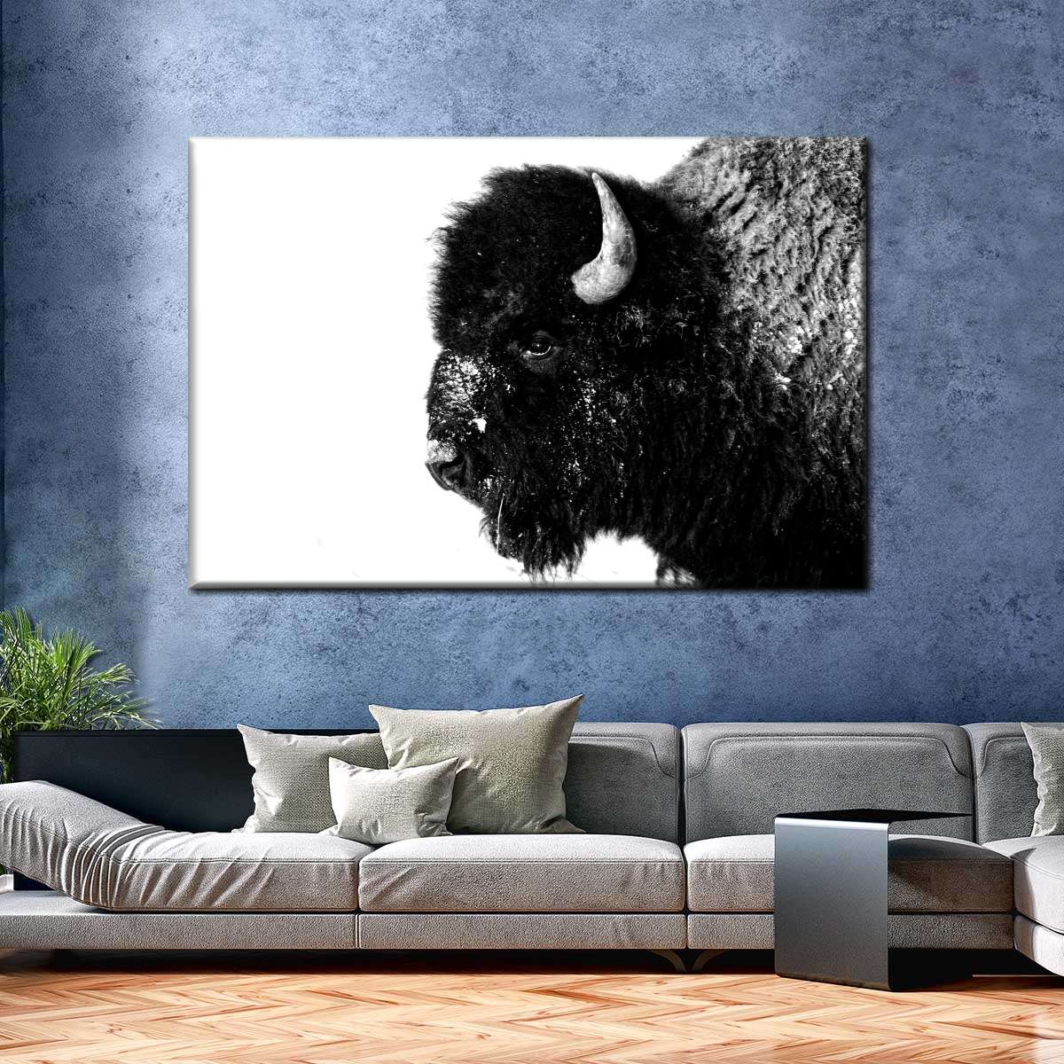 Black Bison Wall Art