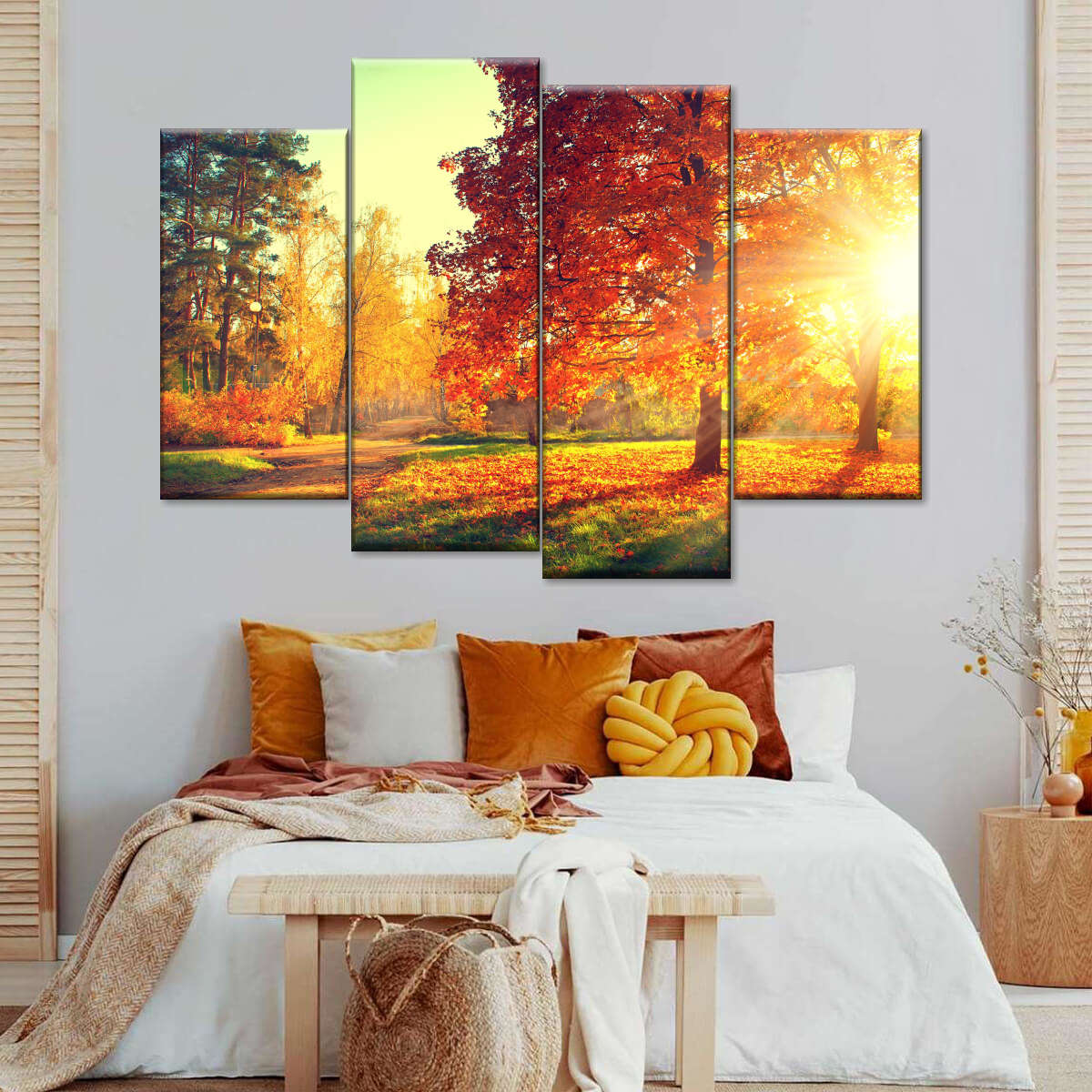 Autumn Sunset Wall Art