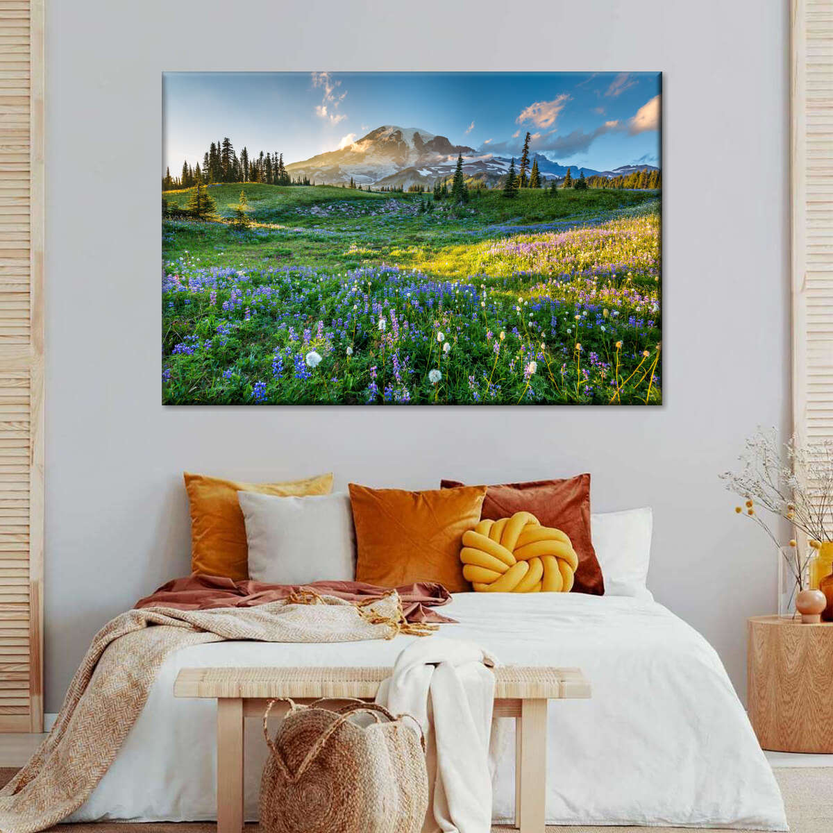 Springtime At Mount Rainier Wall Art