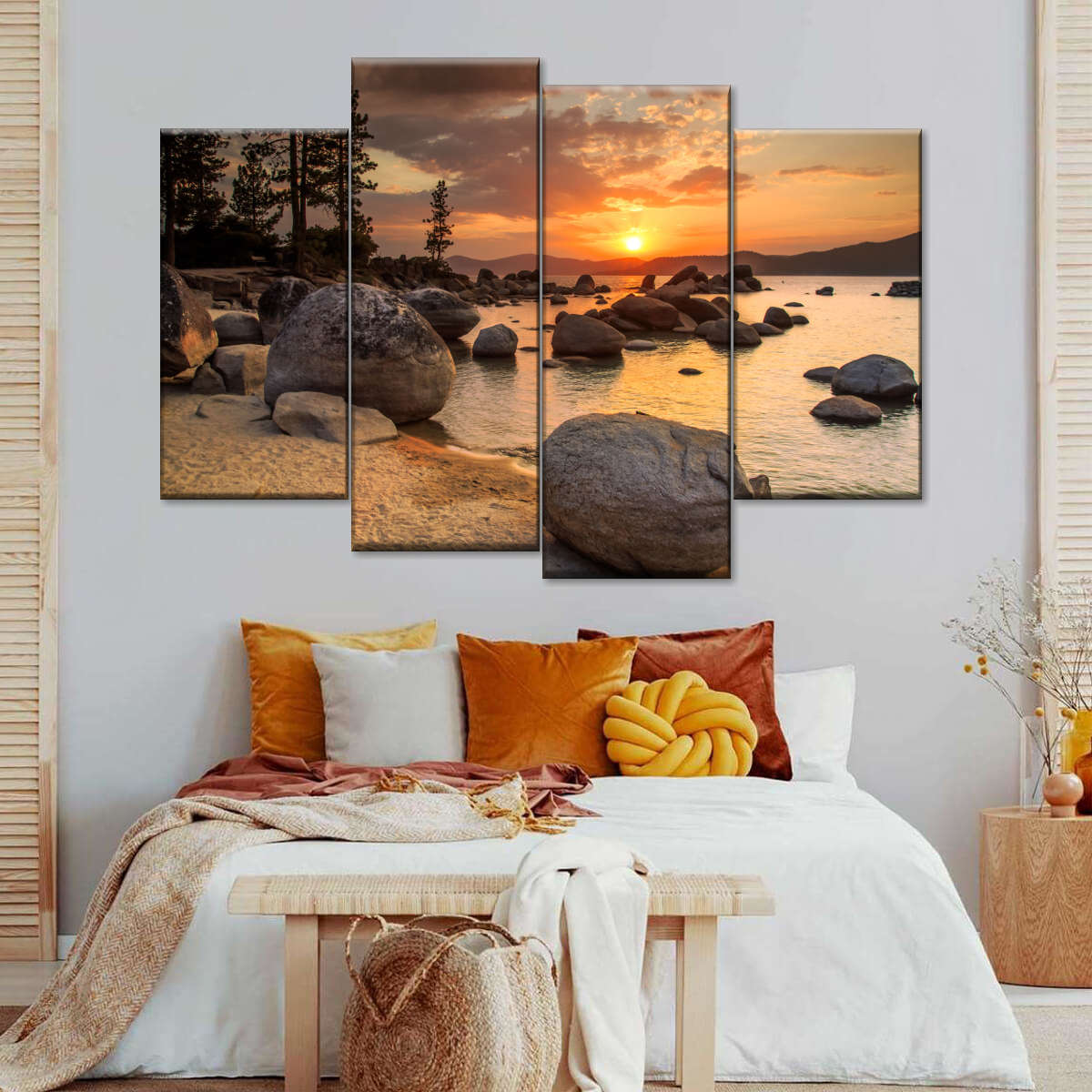 Lake Tahoe Twilight Wall Art