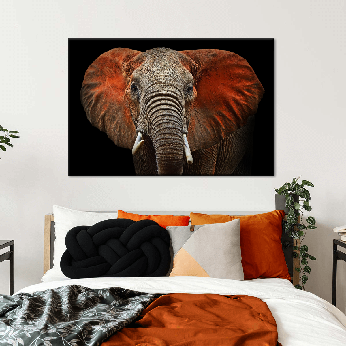 Elephant Portrait Wall Art