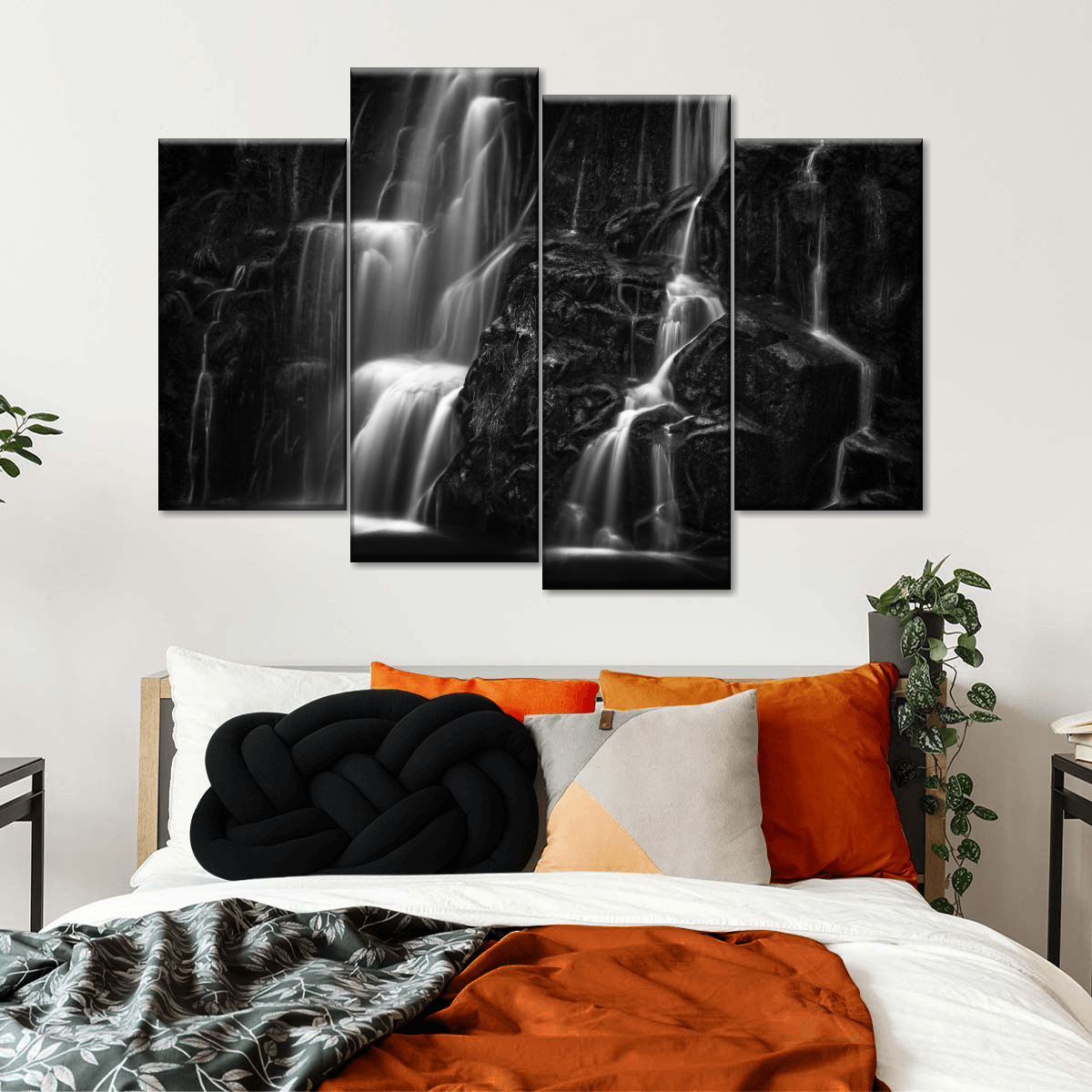 Dark Waterfalls Wall Art