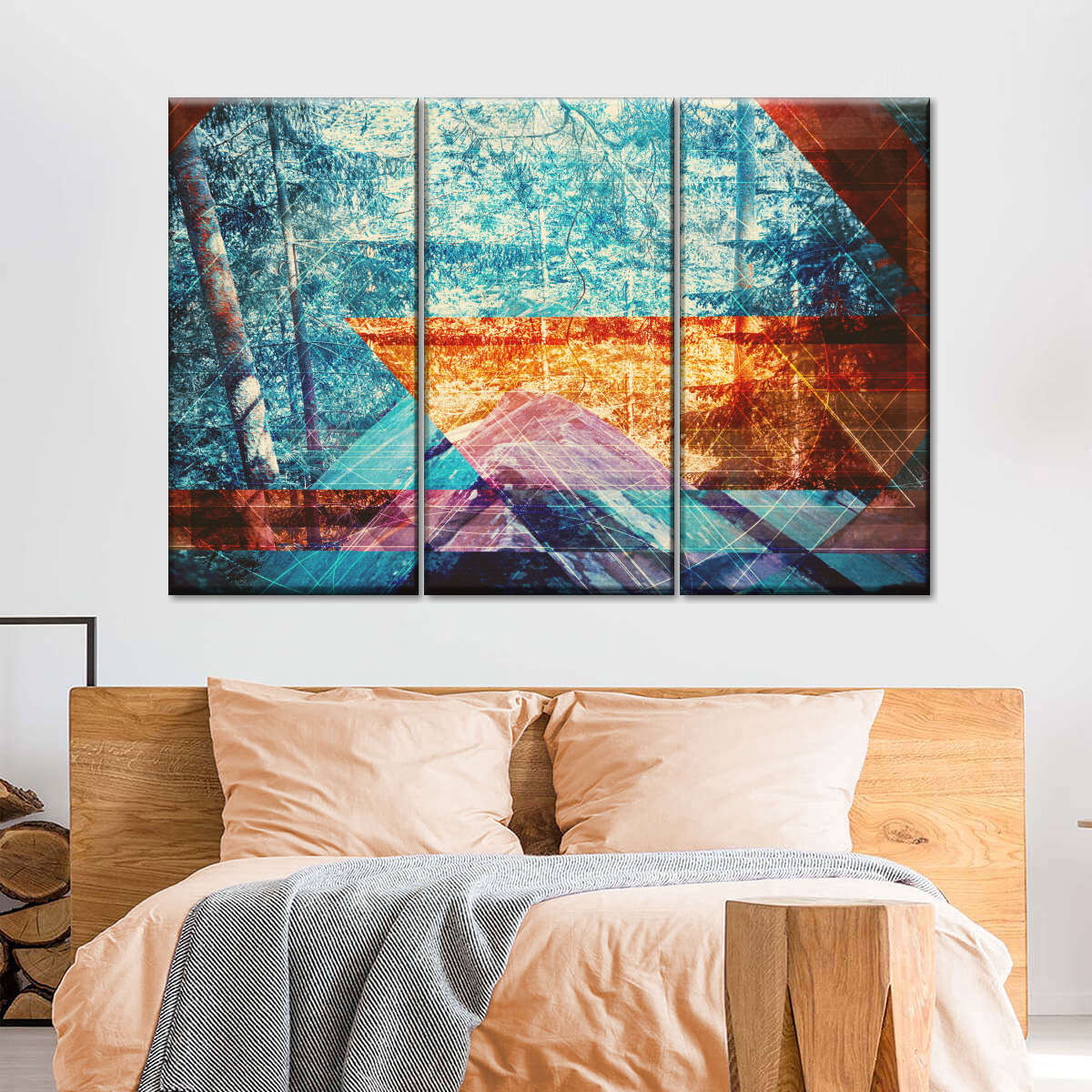 Psychedelic Forest Wall Art