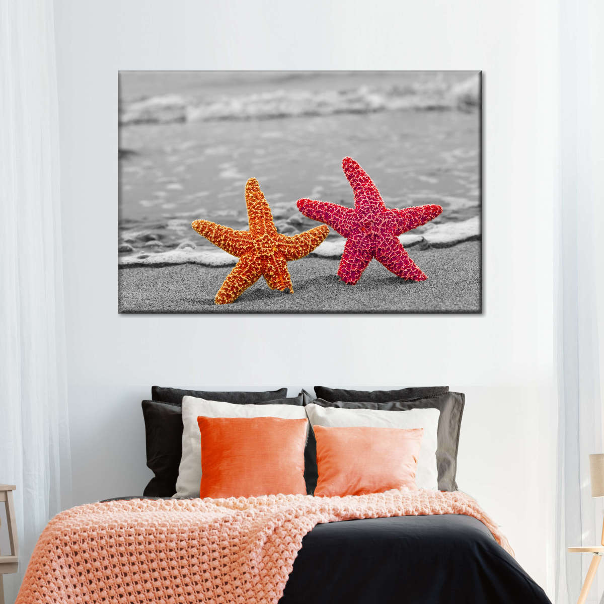 Nautical Starfish Duo Wall Art