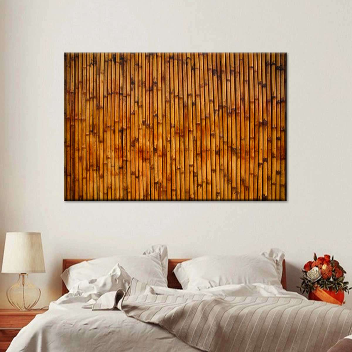 Bamboo Fence Wall Art