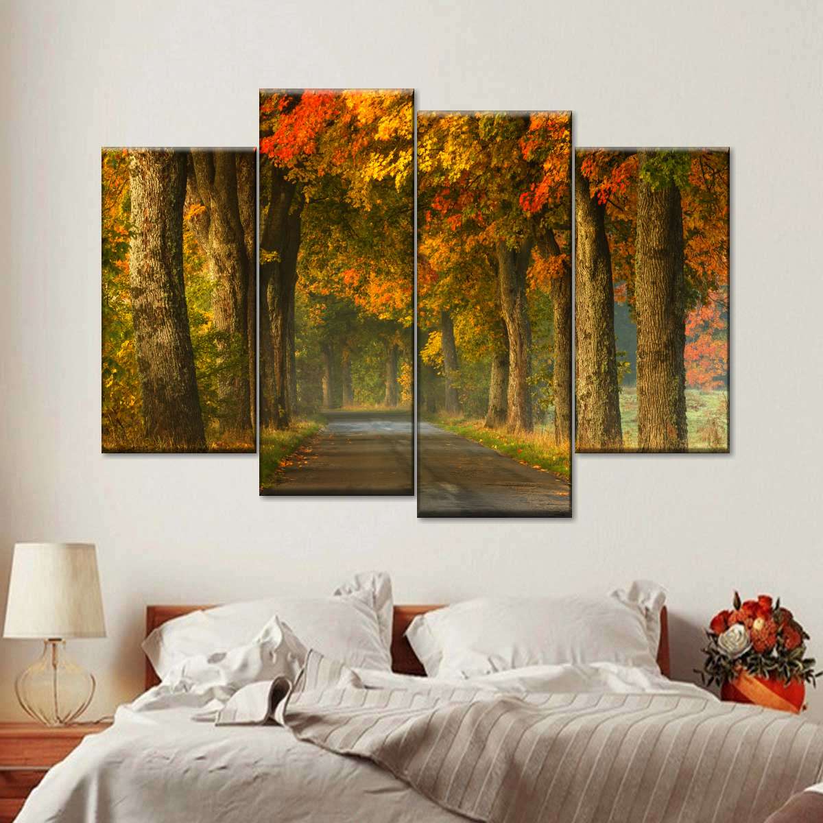 Polish Autumn Road Wall Art