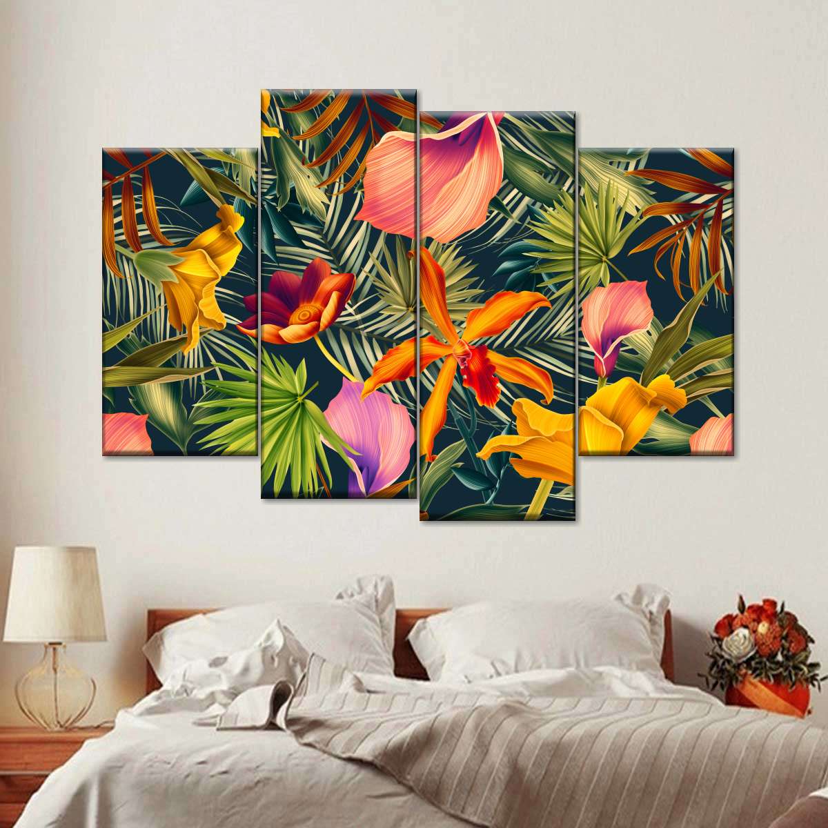 Tropical Floral Wall Art