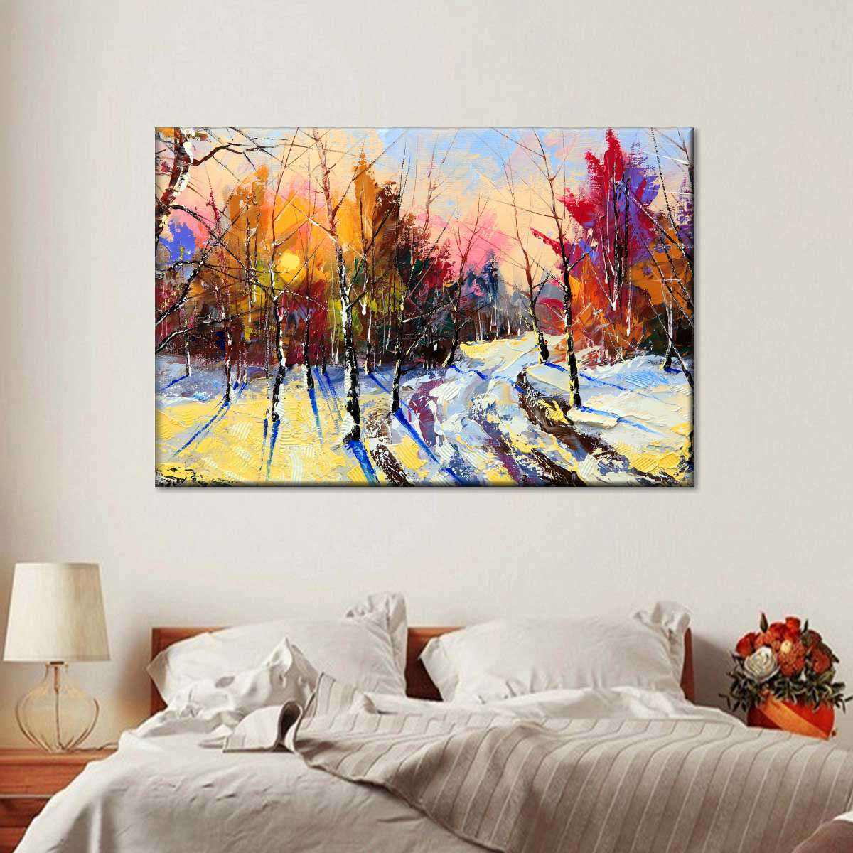 Snowy Forest Wall Art