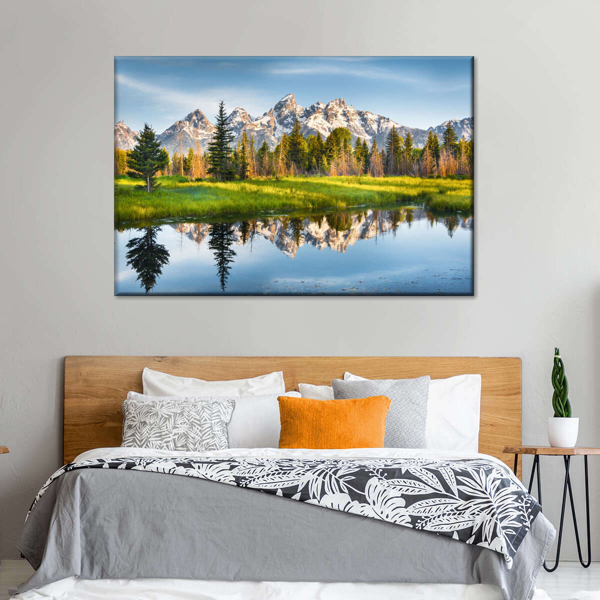 Grand Teton Reflection Wall Art