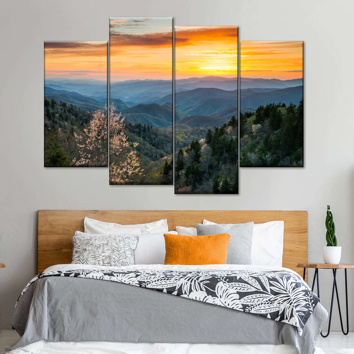 Great Smoky Mountains Sunrise Wall Art