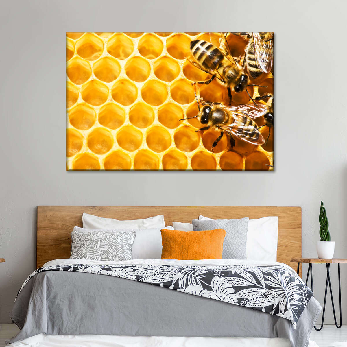 Honey Bee Hive Wall Art