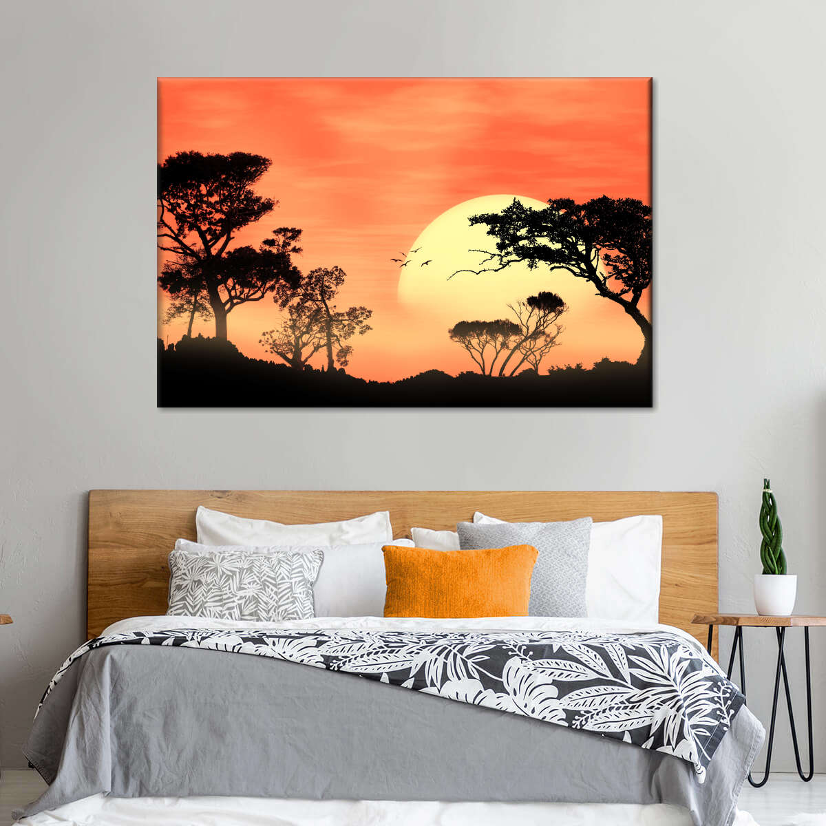 Sunrise In Africa Wall Art