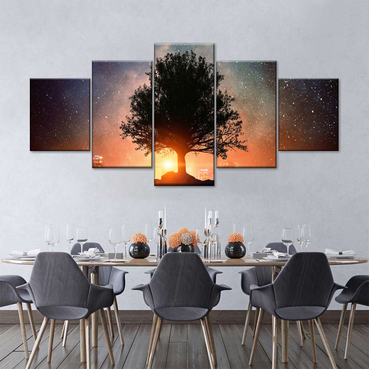 Starry Tree Wall Art