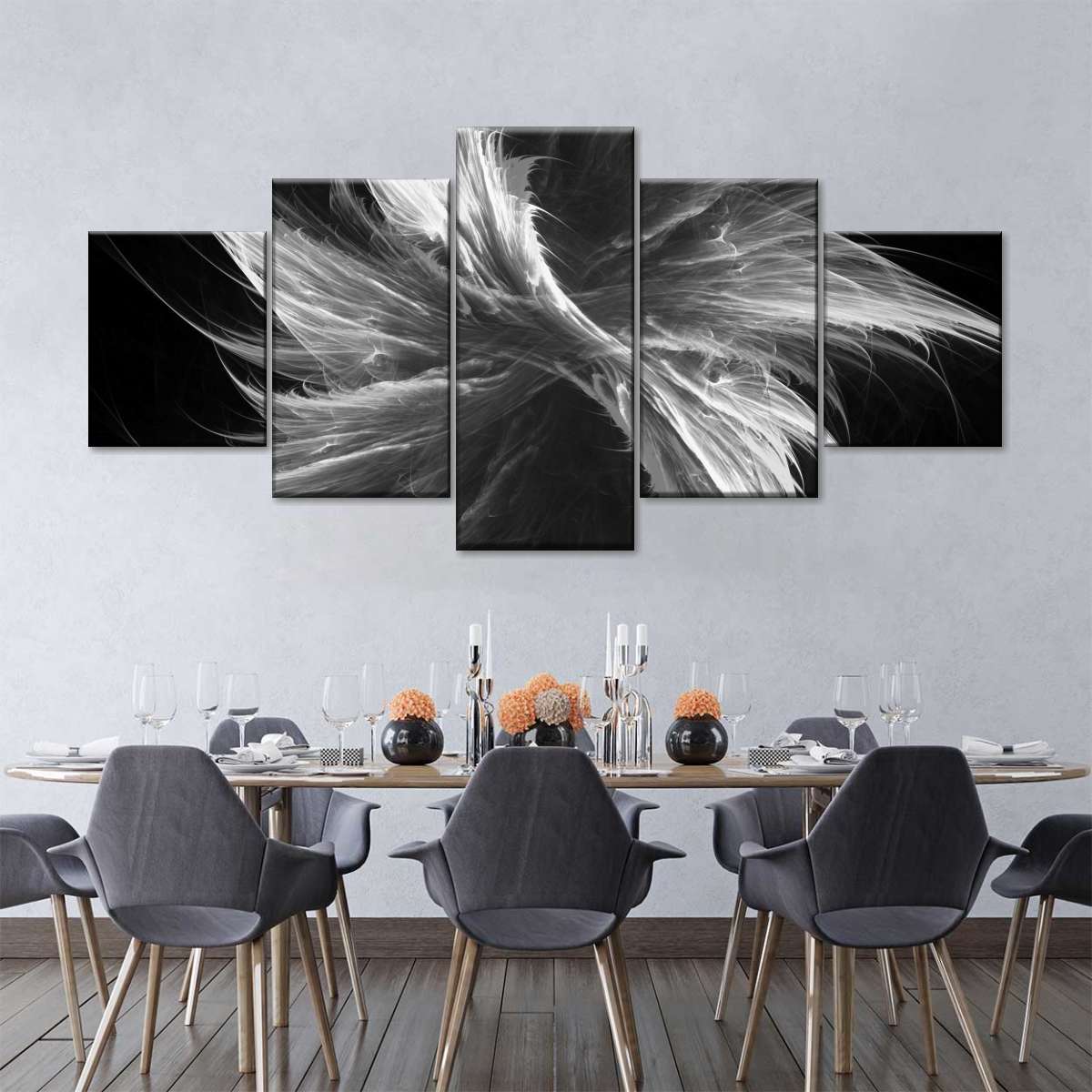 Abstract Gray Wall Art