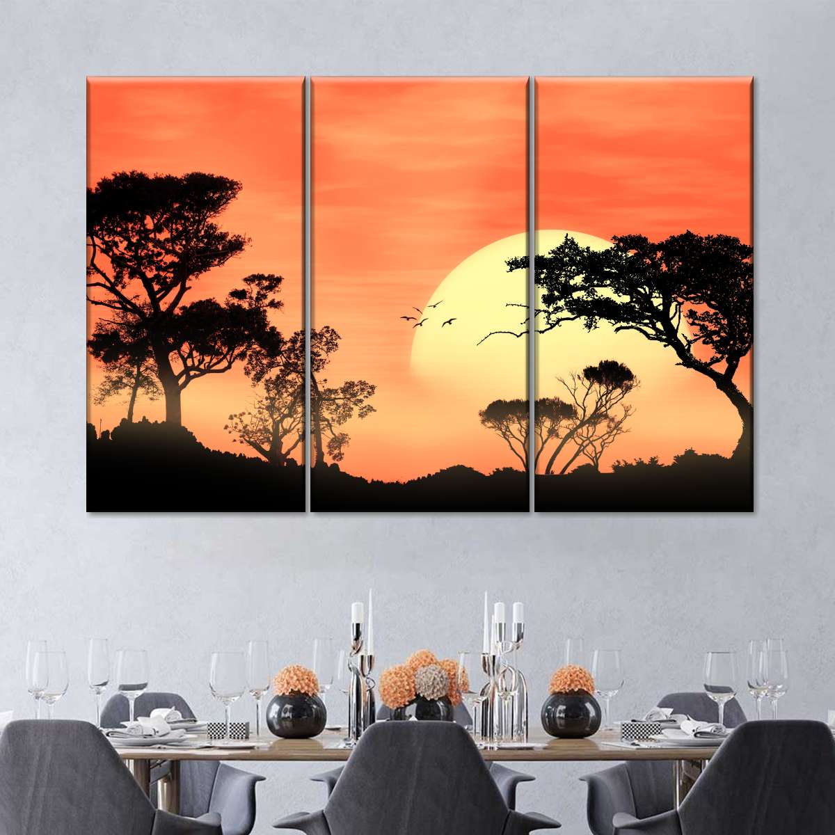 Sunrise In Africa Wall Art