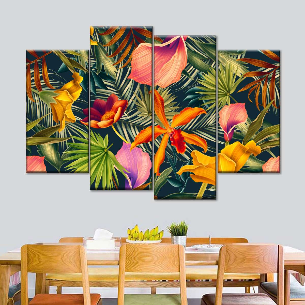 Tropical Floral Wall Art