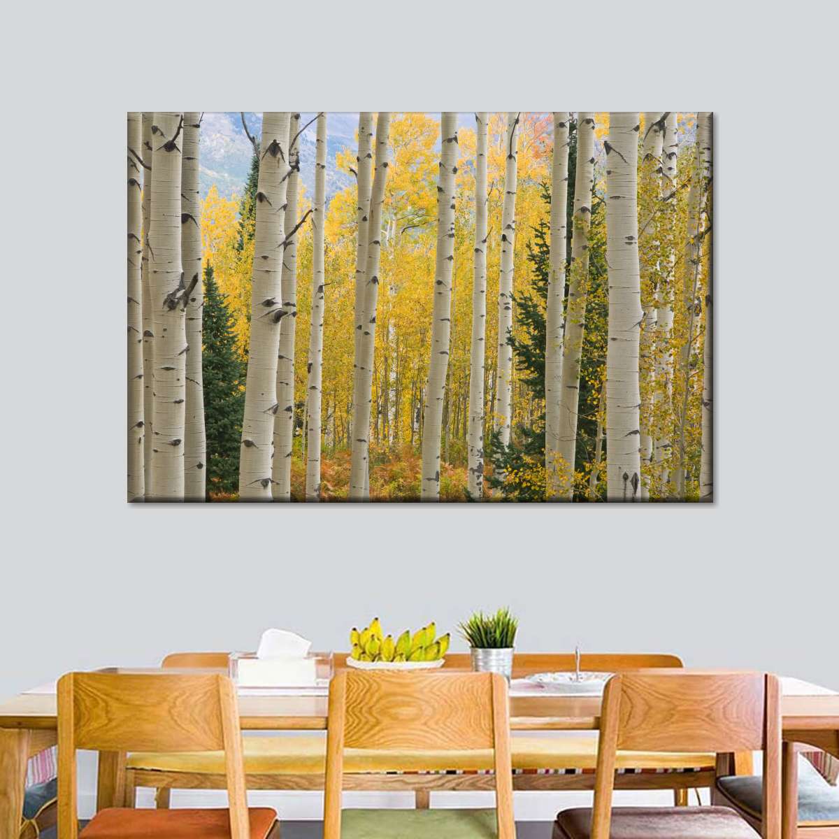 Elk Mountain Aspen Trees Wall Art