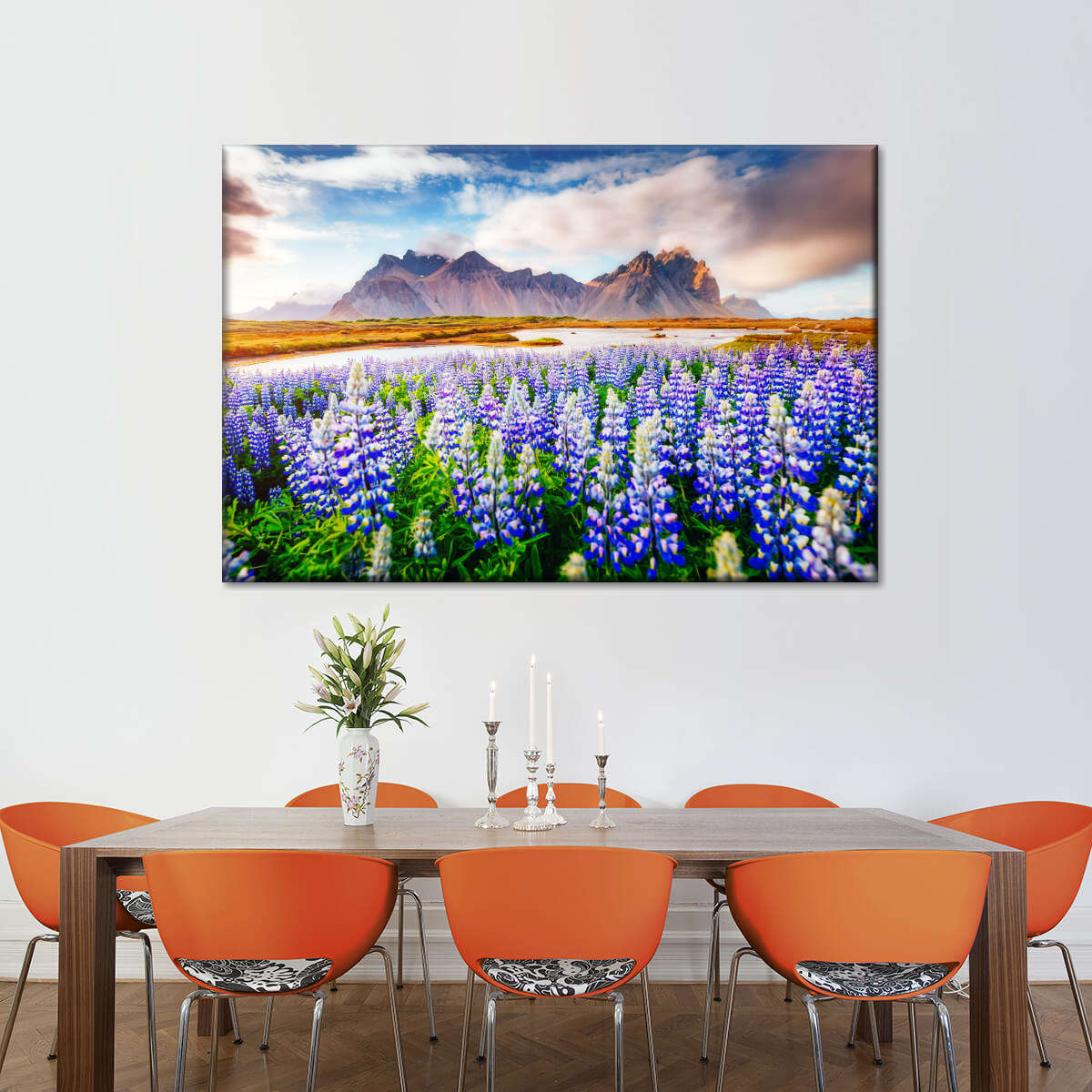 Majestic Lupines Wall Art